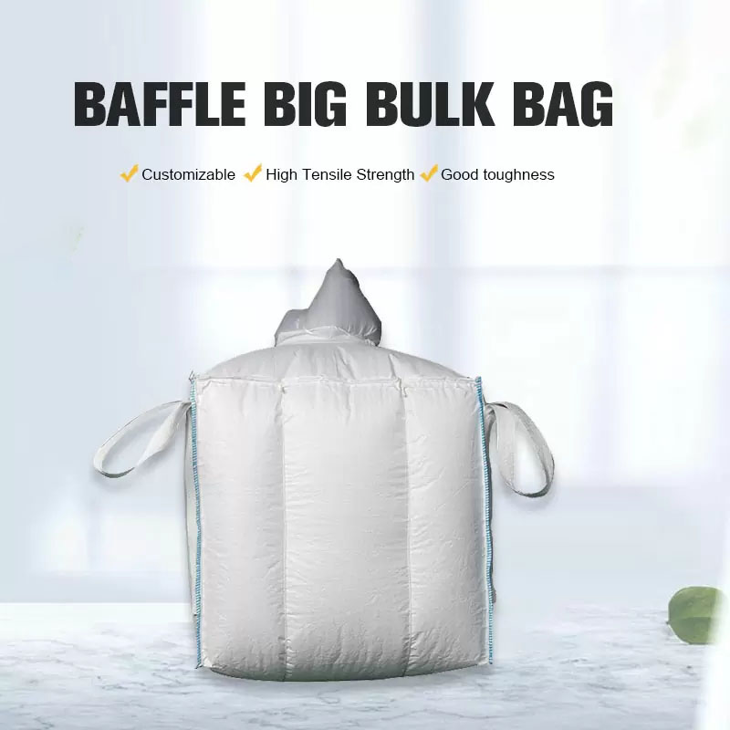 Bolsa gigante FIBC grande de tonelada impermeable laminada con deflector
