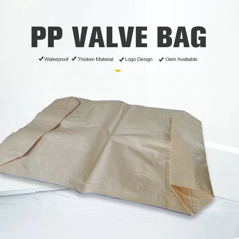 Bolsa de válvula tejida de polipropileno a precio de fábrica de diseño personalizado