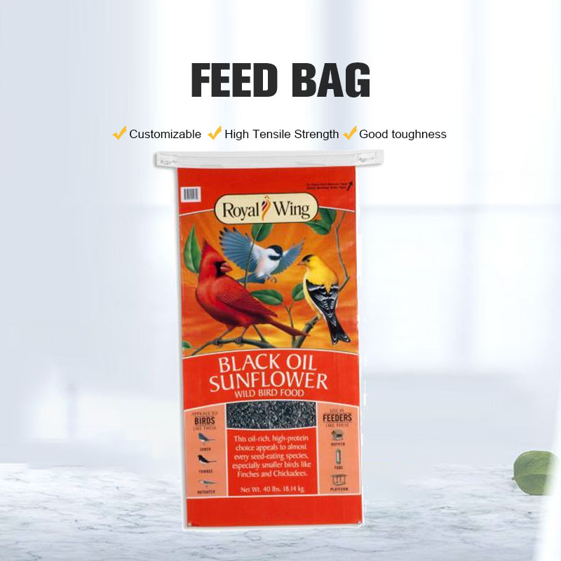 Bolsa de alimentación animal tejida Bopp colorida de China 