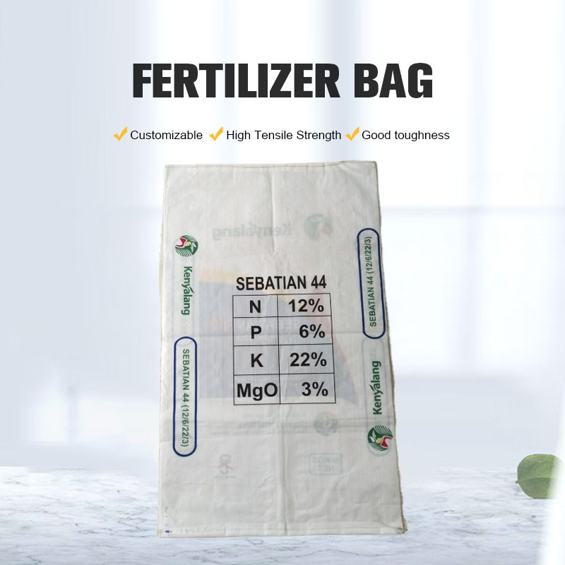 Bolsa tejida de polipropileno de 25 kg y 50 kg para envasar fertilizantes