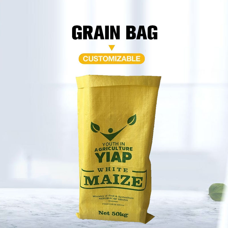 Bolsa tejida de polipropileno, embalaje de granos agrícolas, saco tejido PP