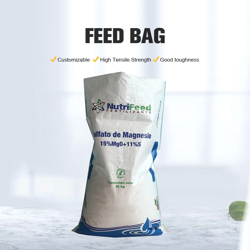 Bolsa de embalaje tejida de polipropileno Saco de alimentación animal Bolsa de embalaje tejida de polipropileno Saco de alimentación animal