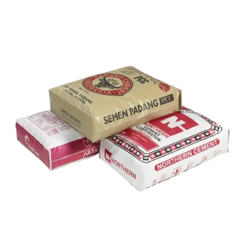 Fondo de bloque de cemento PP Chengda Pack con válvula