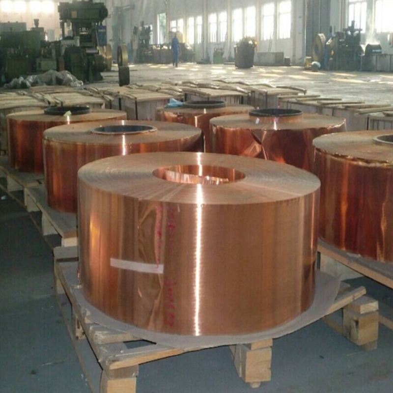 99.9% Pure Copper Coil C11000 Copper Strip for Water Heater