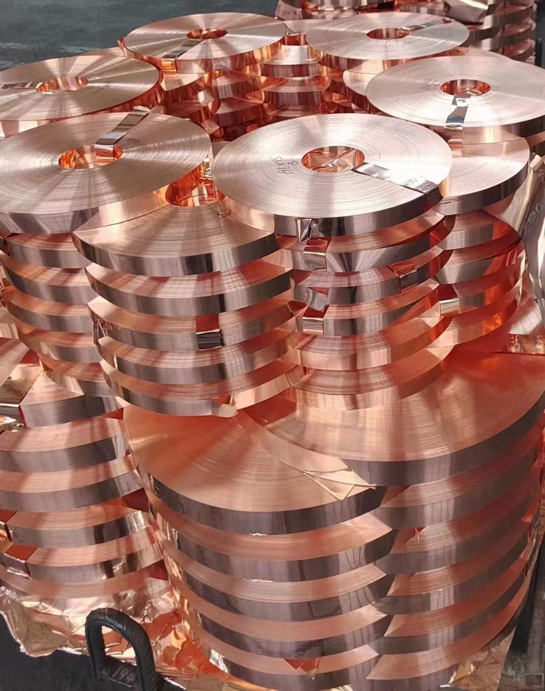 Red Pure Insulated Copper Coils Customized