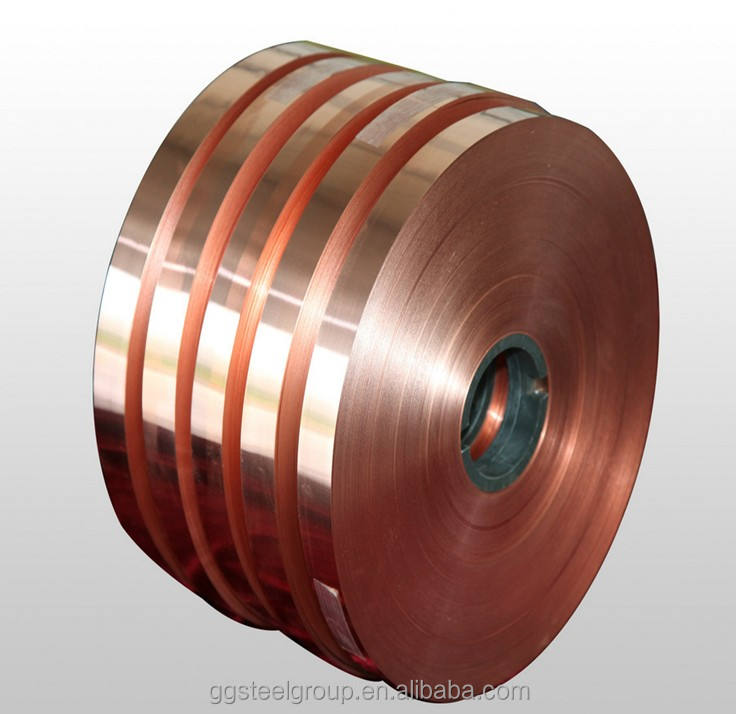 Tu2 C10200 copper strip foil 0.1mm thickness copper strip