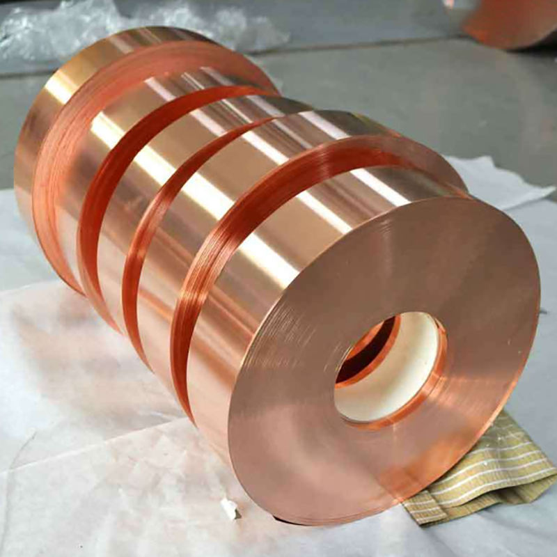 Tu2 C10200 copper strip foil 0.1mm thickness copper strip