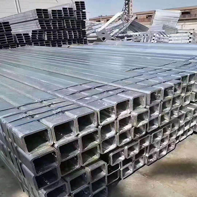 Galvanized steel square pipe/tube