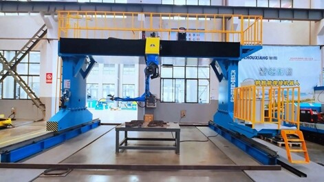 Balayage de grandes lignes, suivi de soudure au laser | Poste de travail de soudage intelligent de type portique