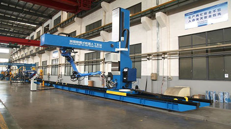 Zhouxiang Cantilever Welding Robot丨the Preferred Equipment For Intelligent Upgrading Of Steel Structure Enterprises (Robot de soudage en porte-à-faux de Zhouxiang丨 l'équipement préféré pour la modernisation intelligente des entreprises de structures métal