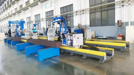 Fabrication intelligente 丨Station de travail de soudage robotisée de Zhouxiang
