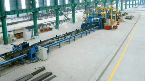 Machine intégrée de production de poutres en H, bonne verticale ou horizontale ?