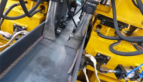 Ligne de production horizontale de poutres en H