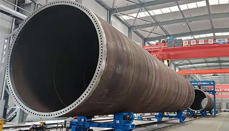 Ligne de production de tours éoliennes 