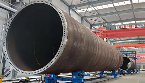 Ligne de production de tours éoliennes Ligne de production de tours éoliennes