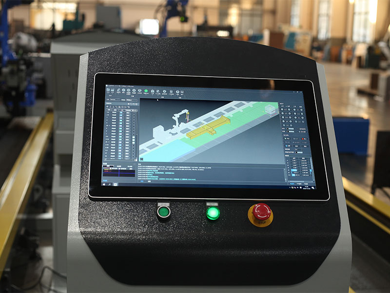 Robot de soudage sur rail au sol