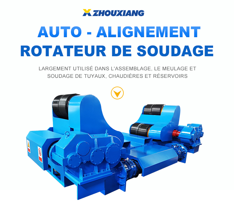 Rotateur de soudage à alignement automatique 5-500T