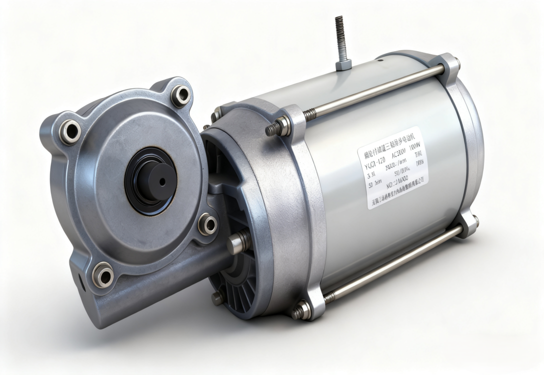 Yifan Motor Drehstrom-Asynchrongetriebemotor 380V 1200W, YSOJ-120, für Leistungsschalter und Schaltanlagen