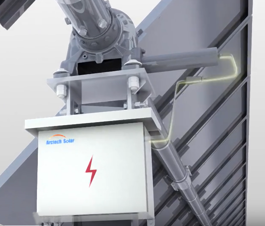 Solartracker für Photovoltaik-Nachführhalterung