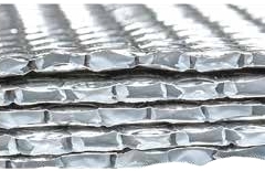 Aislamiento de doble lámina de burbuja simple