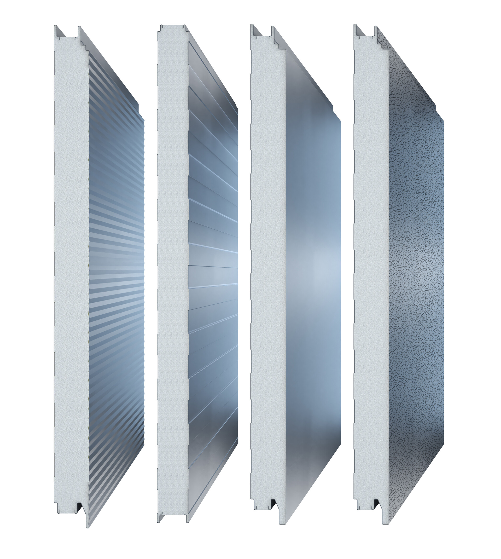 JundaWall / Panel de pared / Panel sándwich con núcleo de espuma PUR/PIR/PIR+