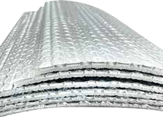 Doble lámina laminada con una sola burbuja y espuma