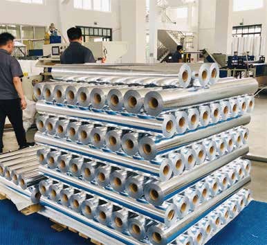 9.Double Side Aluminum foil with Woven Fabric-8