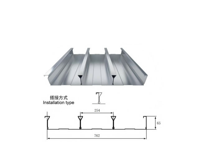 TDB65-254-762 /Piso Cerrado /Piso Deck /Chapa Perfilada /Piso Metálico