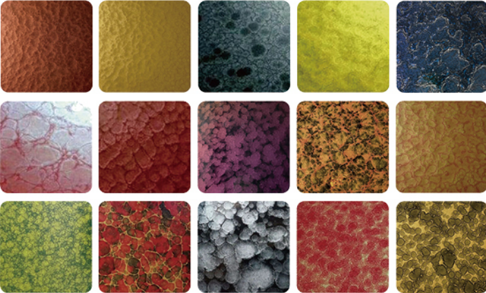 Placa de acero de color de escama de pescado con recubrimiento de pulverización de polvo de alta eficiencia y respetuoso con el medio ambiente & Acero Galvanizado Prepintado (PPGI) & Acero Galvalume Prepintado (PPGL)