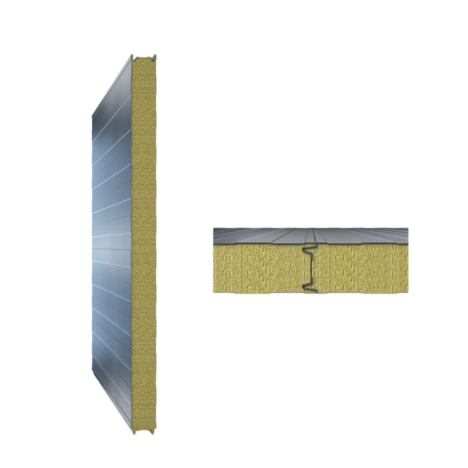 JundaWall MWF / Panel de pared / Panel sándwich con núcleo de espuma de lana mineral (Lana de roca)