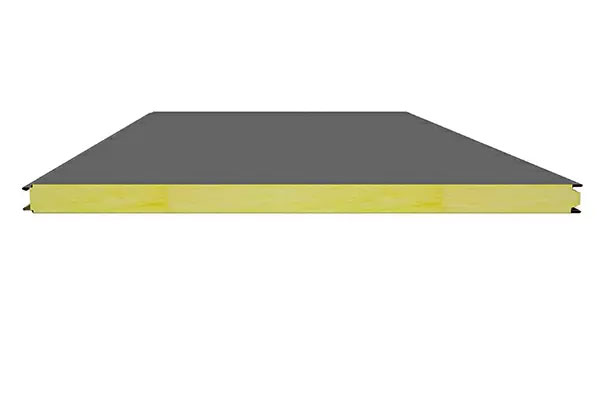 Panel sándwich de lana de roca