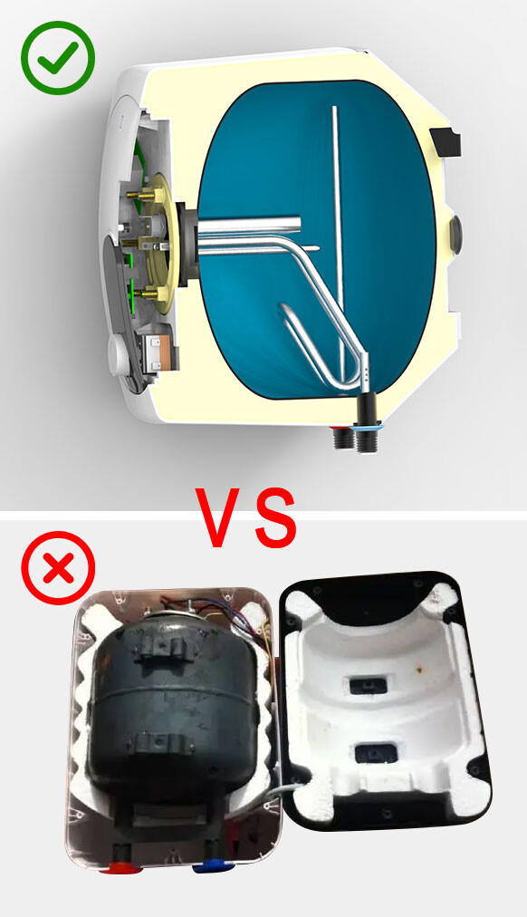 mini tank water heater foaming.jpg