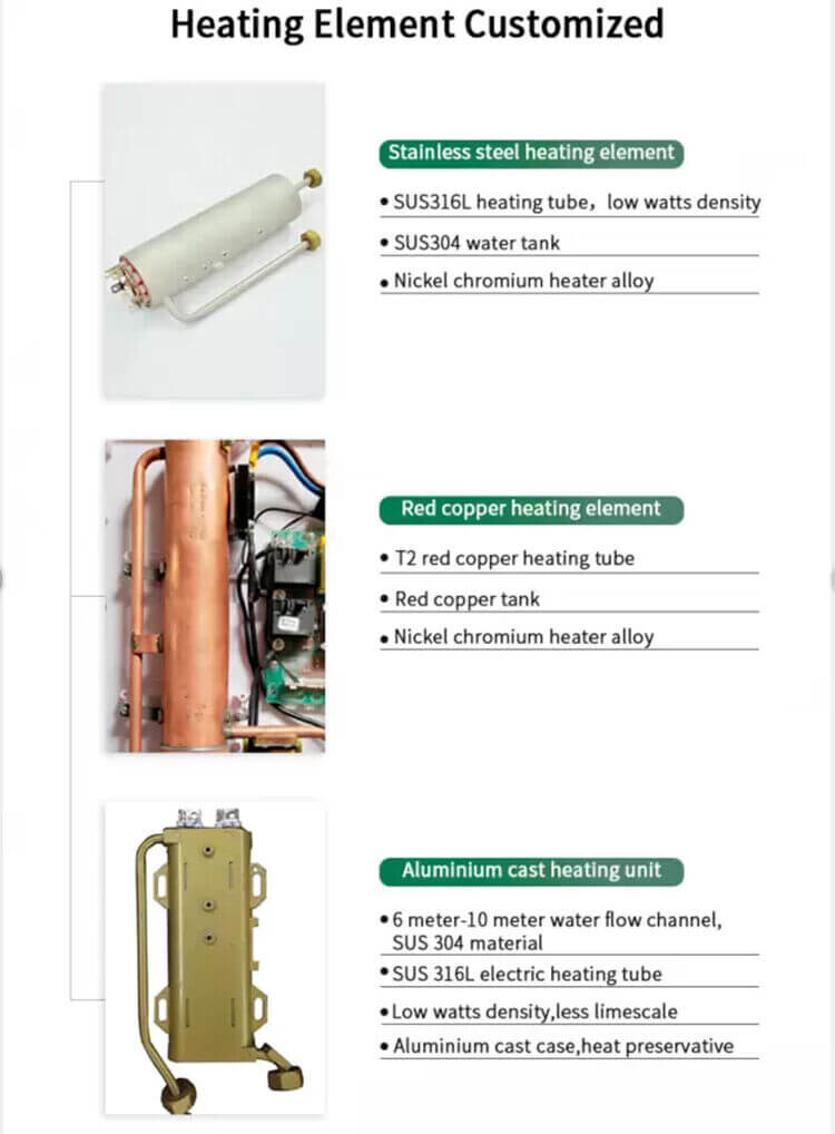 New Design Bathroom Instant Electric Water Heater DDS-55CP