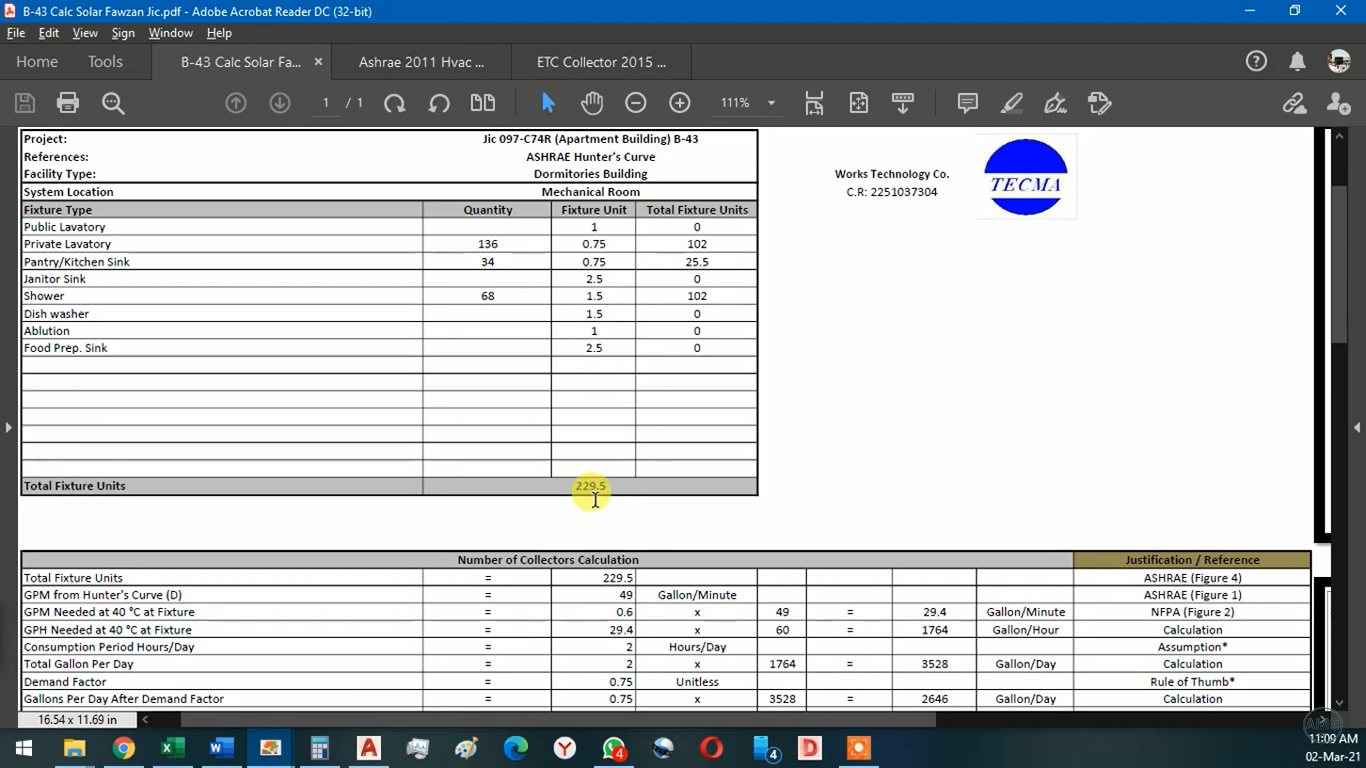 Calculating Size of Solar Water Heating System Calculating Size of Solar Water Heating System