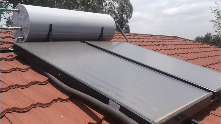How does a Flat Panel Solar Water Heater Work? (Indirect System Explained)
