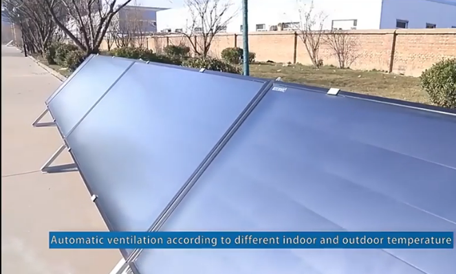 Solar Flat Roof Collectors———Green Energy In Your Home