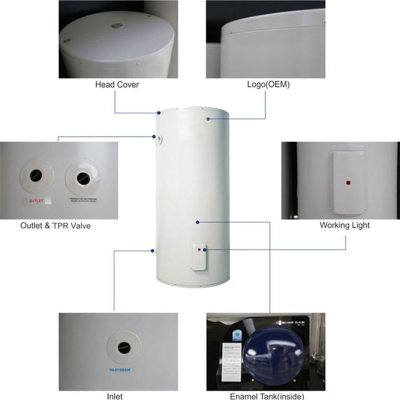 Vertical Energy Efficient Hot Water Tank