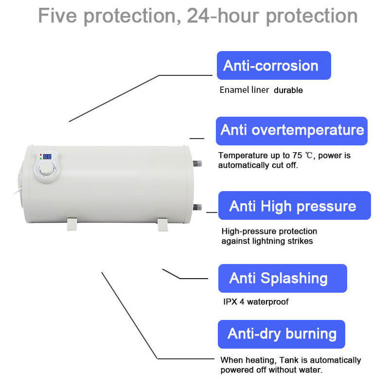 DC 12V Camping Caravan RV Hot Water Heater Electric Water Heater 