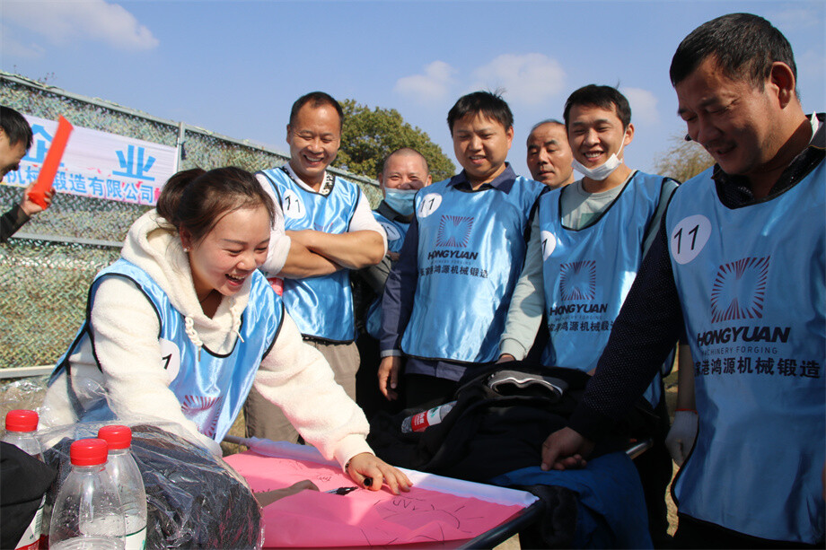 Evento sportivo della stagione autunnale 2021 a Zhangjiagan