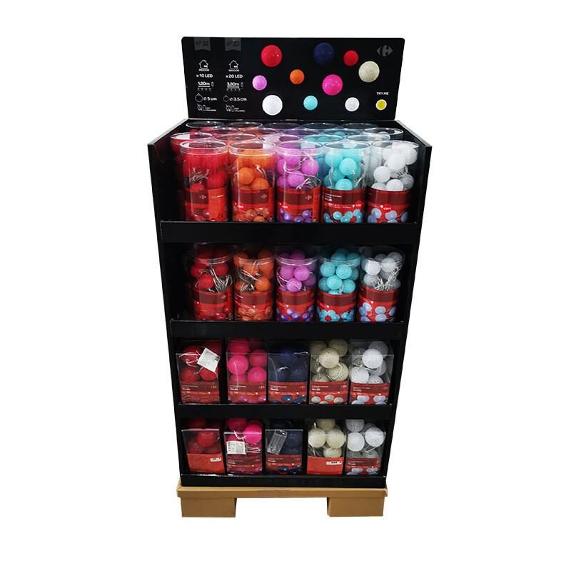 瓦楞纸板落地陈列架