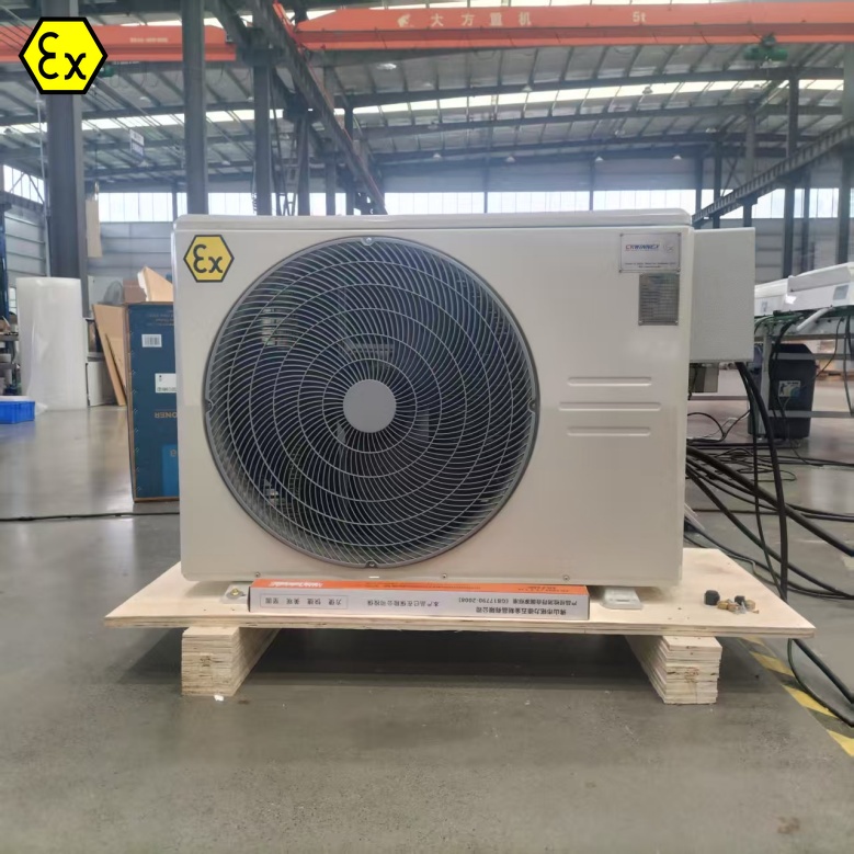CNWINNEX envía 2 unidades de acondicionadores de aire a prueba de explosiones ATEX tipo split de pared de 5.0KW (2HP) a los Emiratos Árabes Unidos para un proyecto de petróleo y gas en Oriente Medio