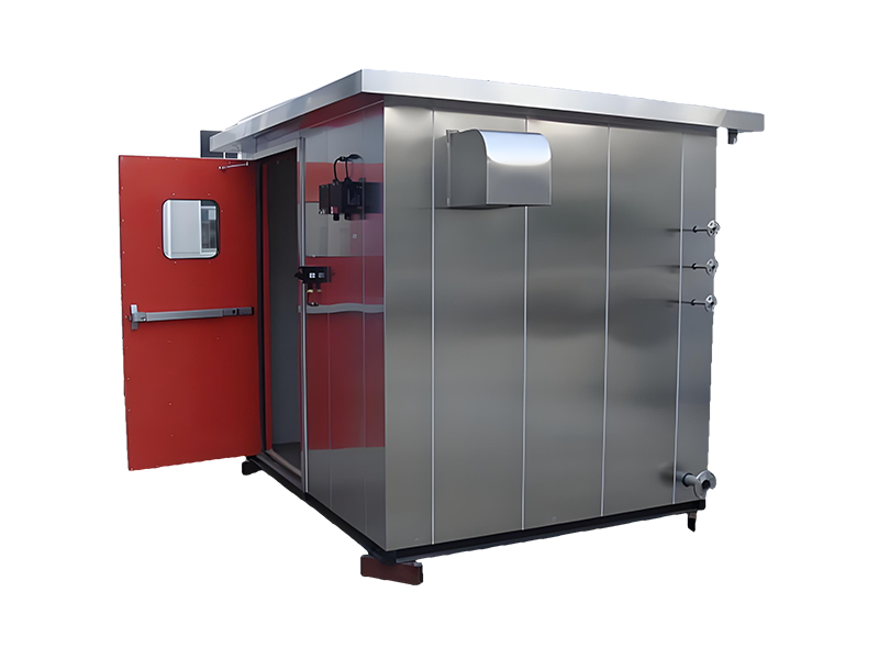 El principio de funcionamiento de la caja de presión positiva a prueba de explosiones es el siguiente: