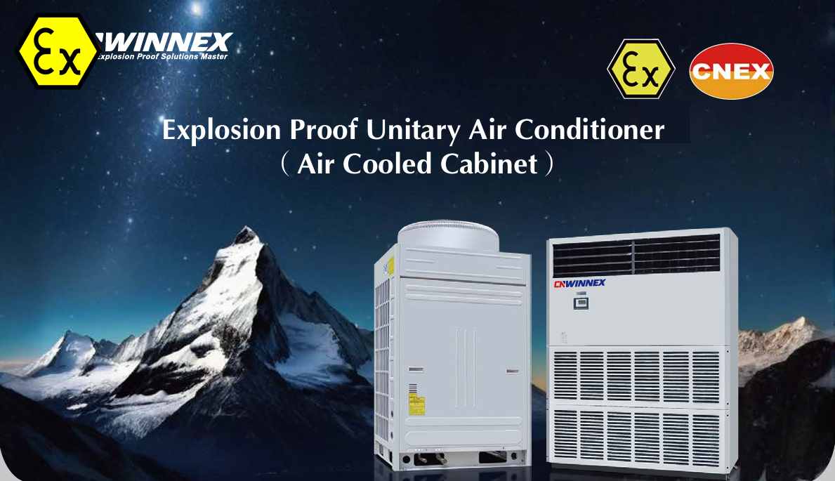 CNWINNEX Unidad de aire acondicionado unitaria a prueba de explosiones con certificación Atex (refrigeración por aire）