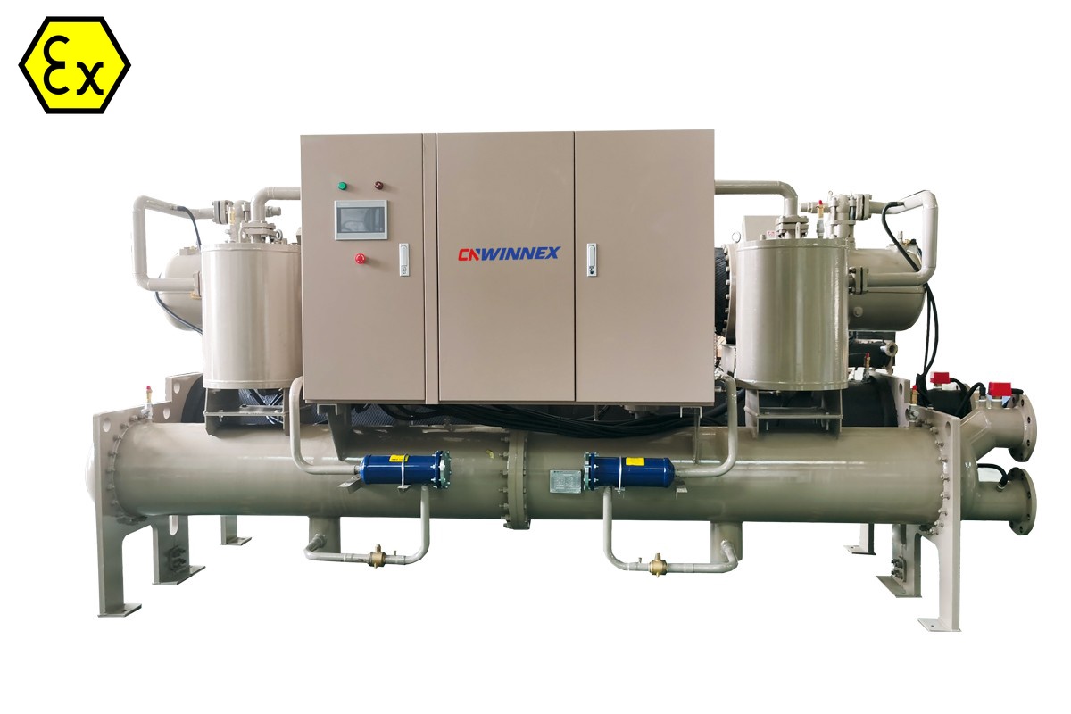 Unidad de enfriamiento por agua a prueba de explosiones (tipo tornillo)