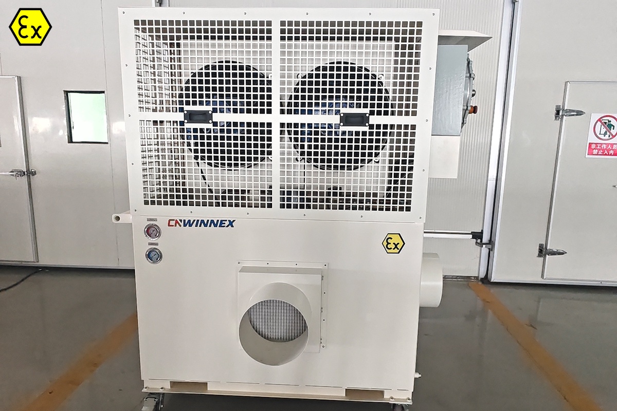 La unidad de aire acondicionado móvil compacta a prueba de explosiones CNWINNEX BKT-26 superó con éxito las rigurosas pruebas de alcance completo y la aceptación in situ realizadas por la institución de inspección externa designada por el cliente de Catar. 