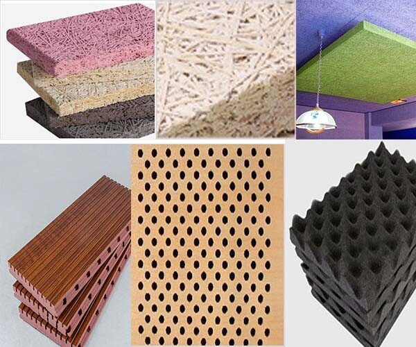 What is the main function of sound-absorbing materials?