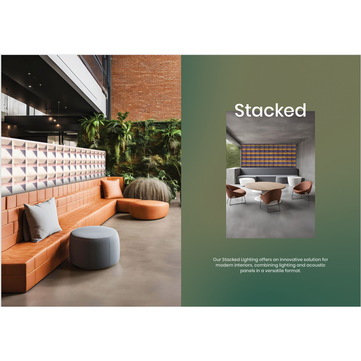 Polyester fiber acoustic panel decorative lamp