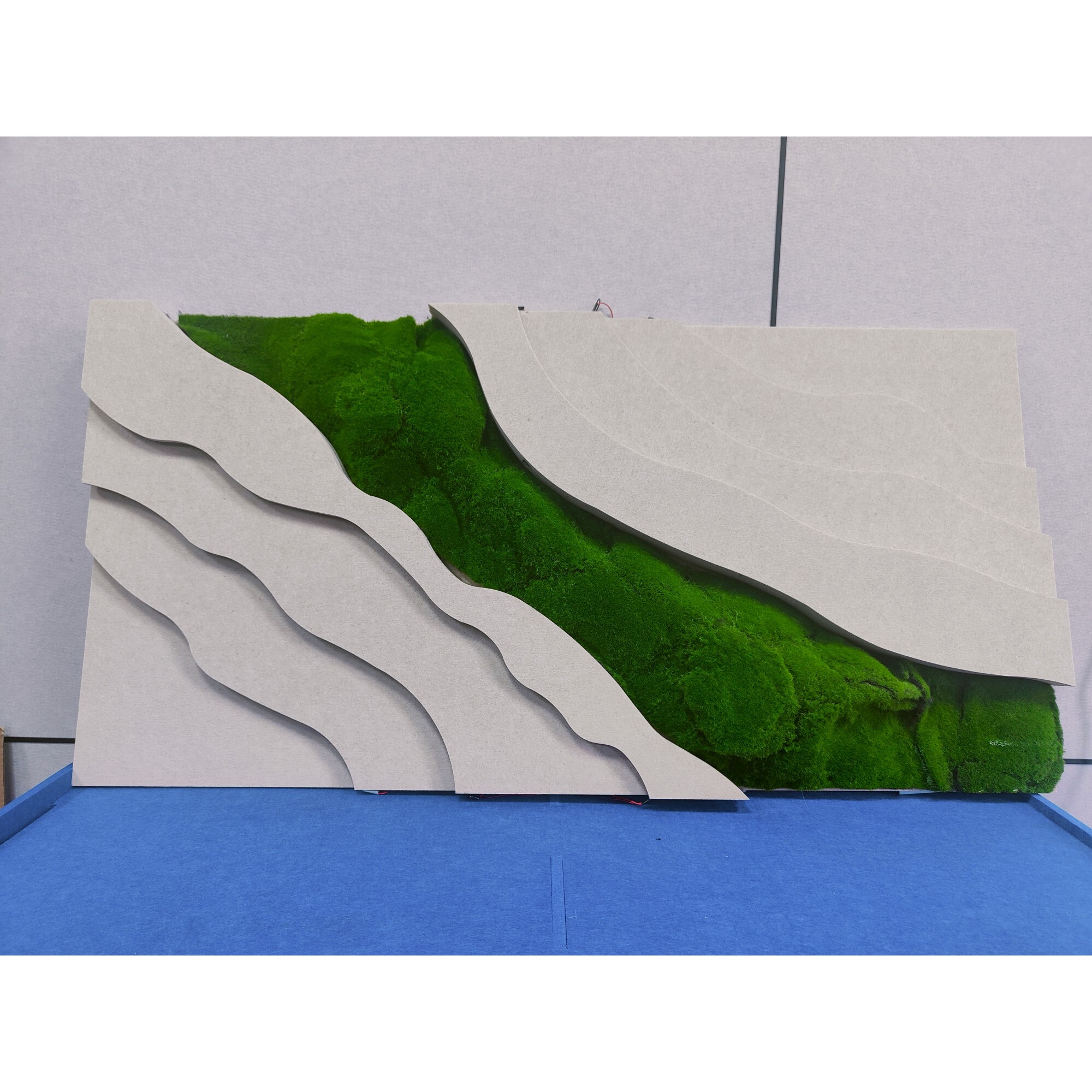 Polyester fiber acoustic panel decorative lamp