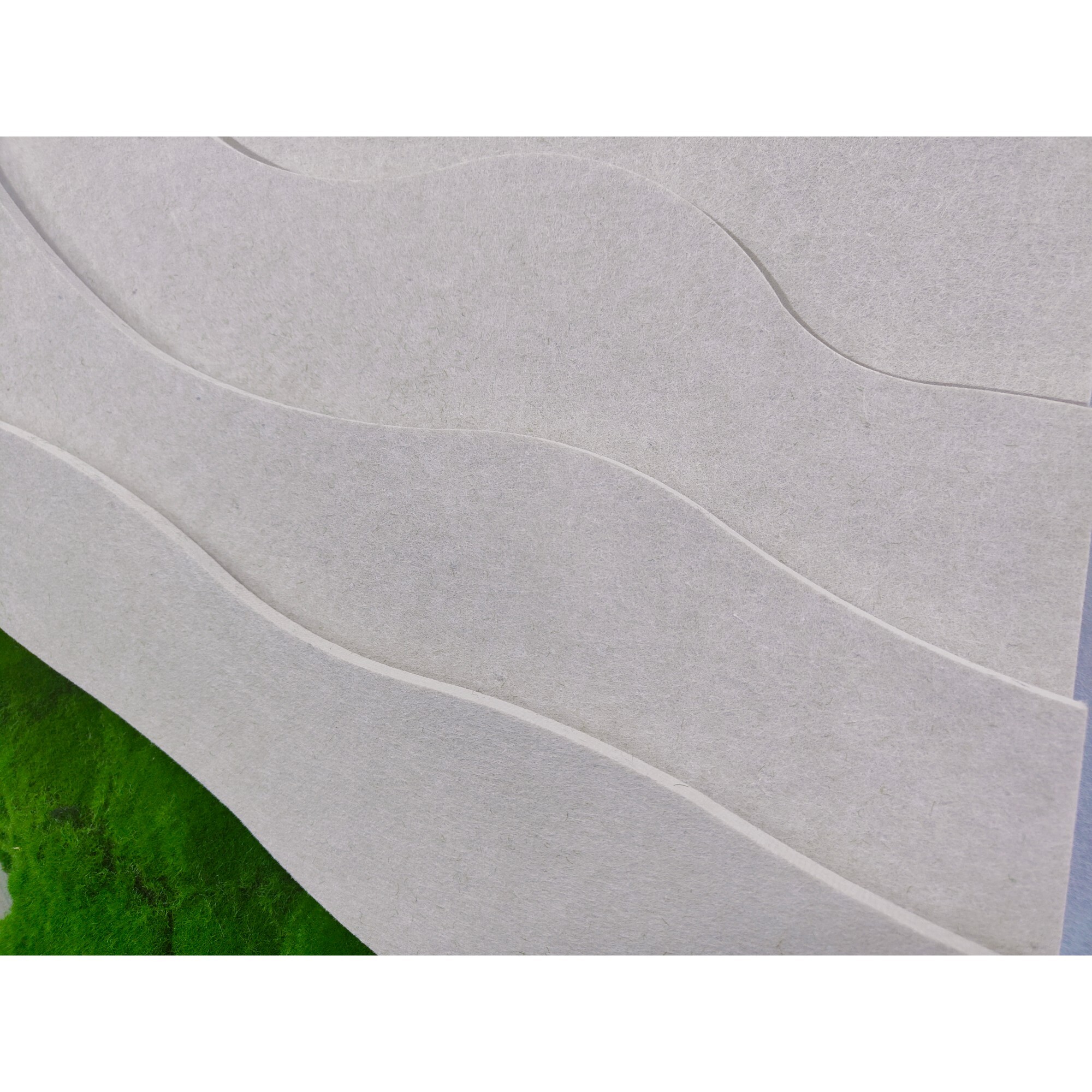 Polyester fiber acoustic panel decorative lamp