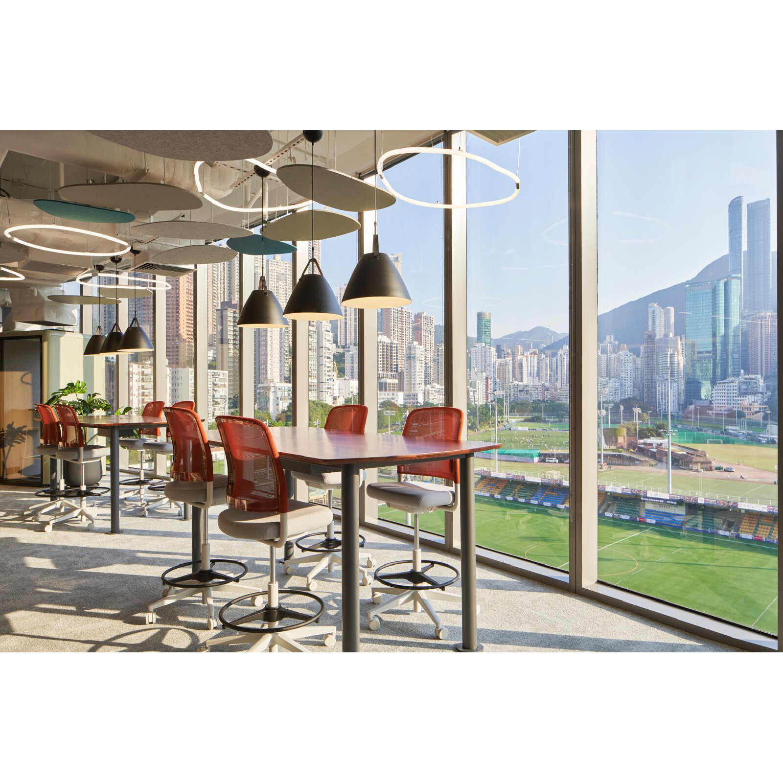 Acouheart Hongkong office ceiling